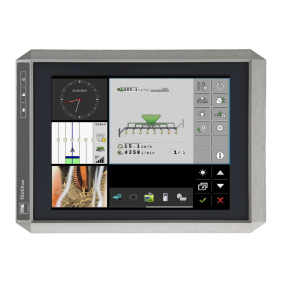 Muller Elektronik TOUCH1200 Instrucciones De Instalación Y  Operación