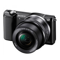 Sony A5000 Serie Manual De Instrucciones