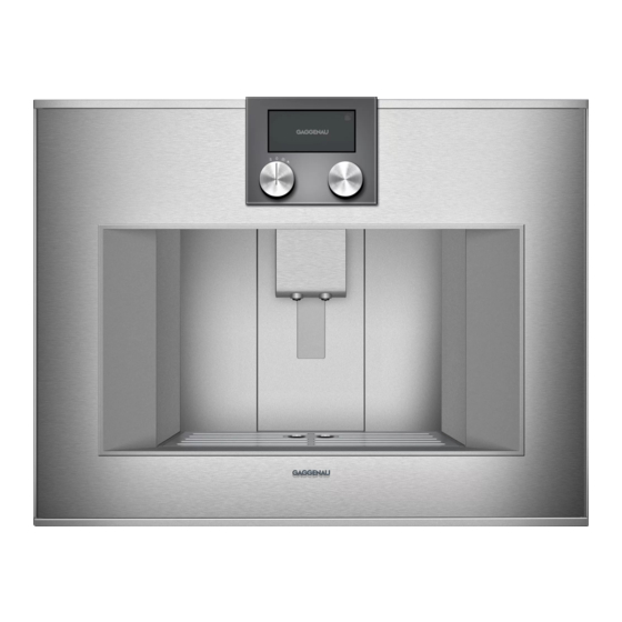 Gaggenau CM 450 Instrucciones De Montaje
