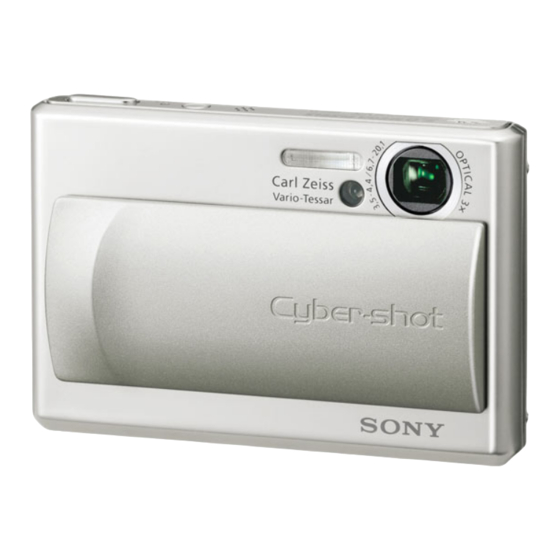 Sony Cyber-shot DSC-T1 Manual De Instrucciones