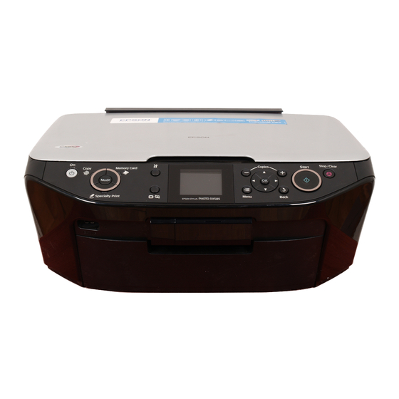 Epson STYLUS PHOTO RX585 Serie Manual De Funcionamiento Básico