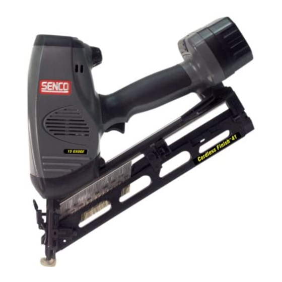 Senco Cordless Finish 41 Manuales