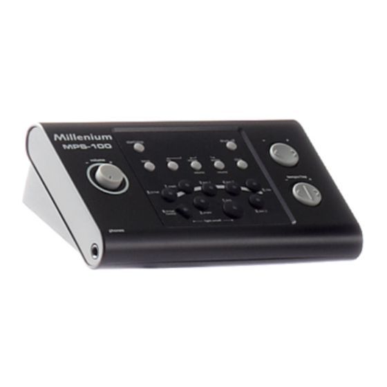 thomann Millenium MPS-100 Manual De Instrucciones