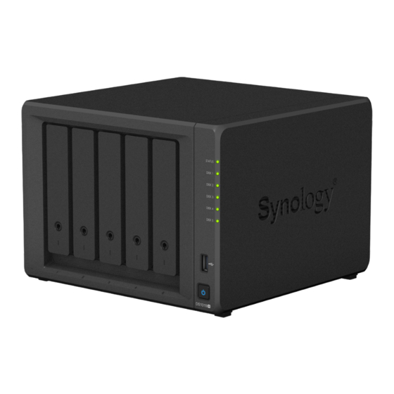 Synology DiskStation DS1019+ Guía De Instalación Del Hardware