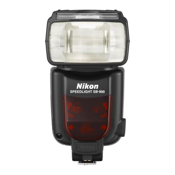 Nikon SB-900 Manual Del Usuario