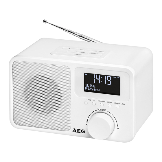 AEG DAB+ 4154 Manuales