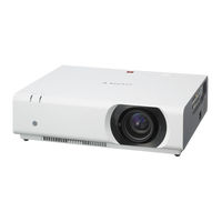 Sony VPL-CX235 Instrucciones De Funcionamiento