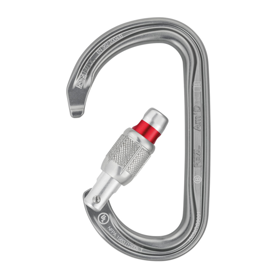 Petzl Am'D SCREW-LOCK Manual Del Usuario