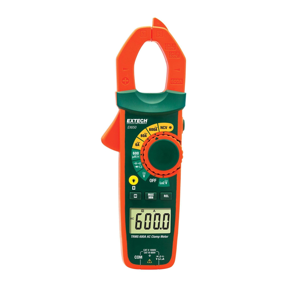 Extech Instruments EX650 Serie Guia Del Usuario