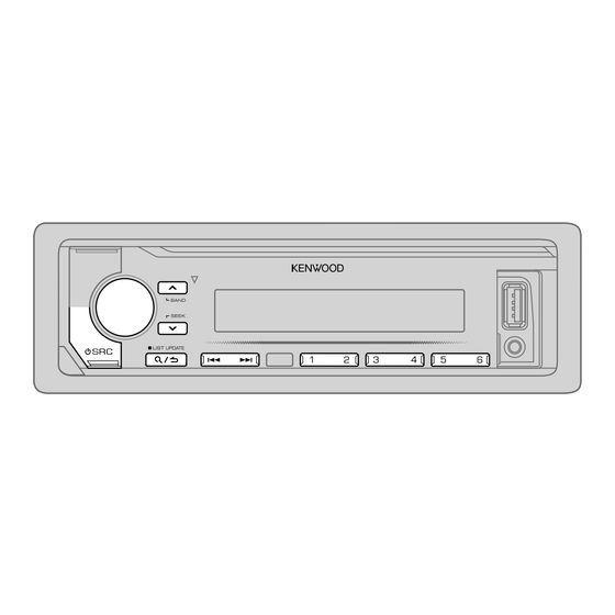 Kenwood KMM-BT504DAB Manual De Instrucciones