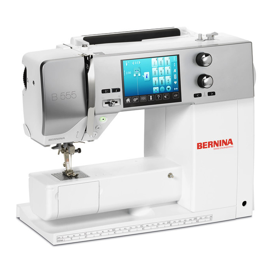 Bernina 555 Manual Del Usuario