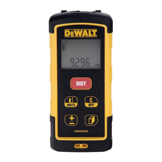 DeWalt DW03050 Manual Del Usuario