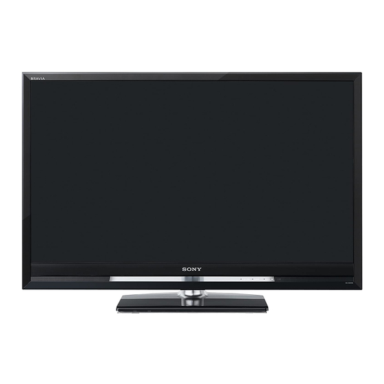 Sony BRAVIA KDL-40Z4100 Manual De Instrucciones