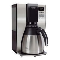 MrCoffee PSTX Serie Manual Del Usuario