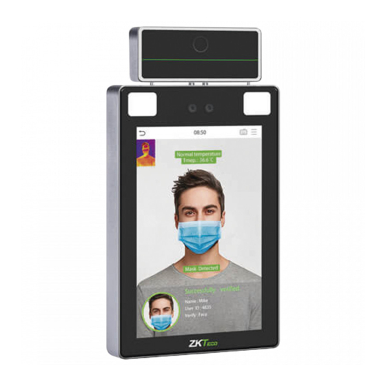 ZKTeco ProFace X Guía Rápida