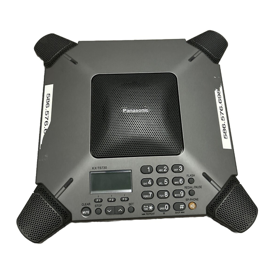 Panasonic KX-TS730 Guía Rápida