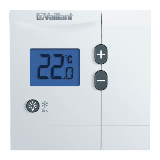Vaillant VRT 35 Instrucciones De Instalación Y Mantenimiento