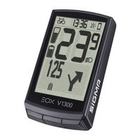 Sigma Eox View 1300 Manual Breve