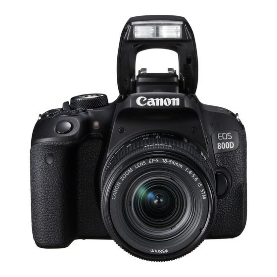 Canon EOS REBEL T7i Manuales