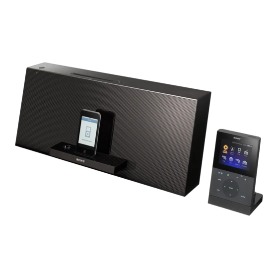 Sony NAS-Z200DiR Manual De Instrucciones