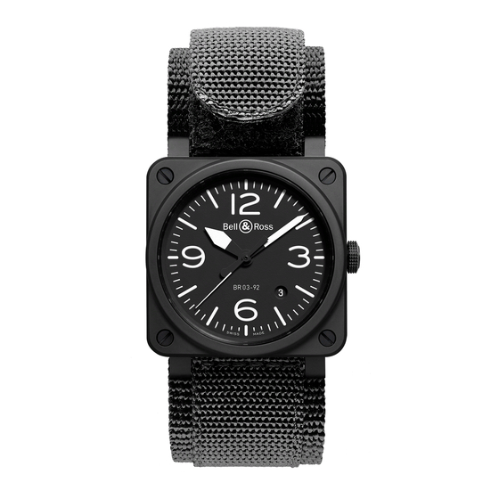 Bell & Ross BR 03 Manual De Instrucciones