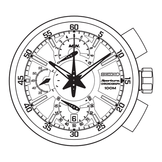Seiko 7T85 Manual Del Usuario
