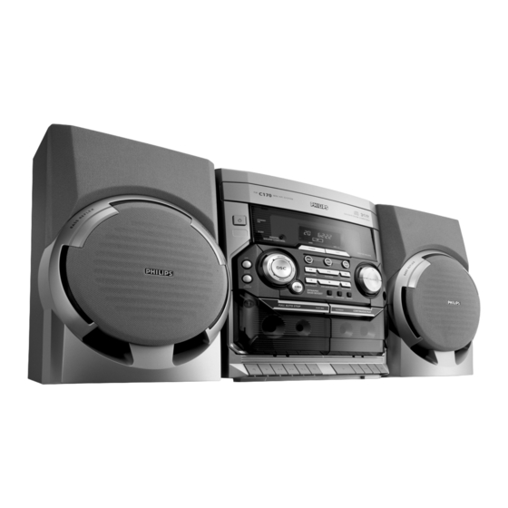 Philips FWC170 Manual De Instrucciones