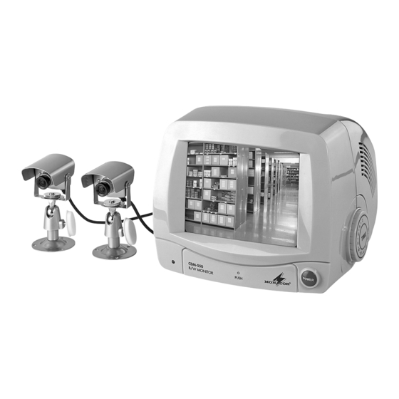 Monacor Security TVSET-550 Manual De Instrucciones