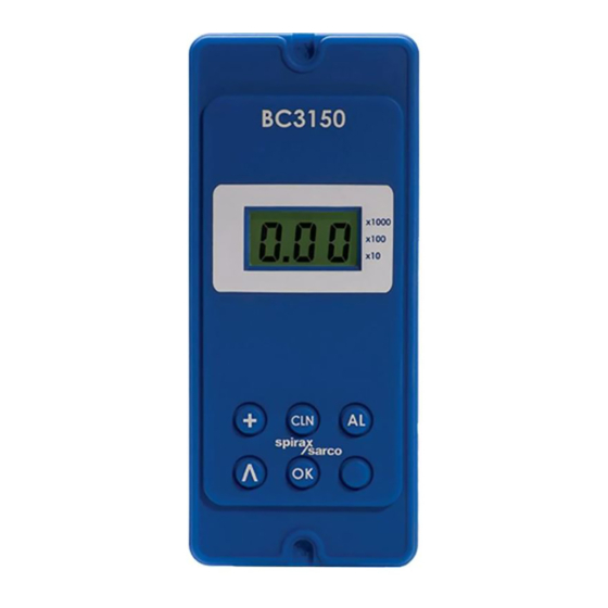 Spirax Sarco BC3150 Instrucciones De Instalación Y Mantenimiento