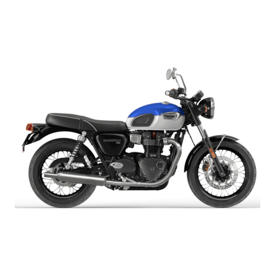 Triumph Bonneville T100 Serie Manual Del Propietário