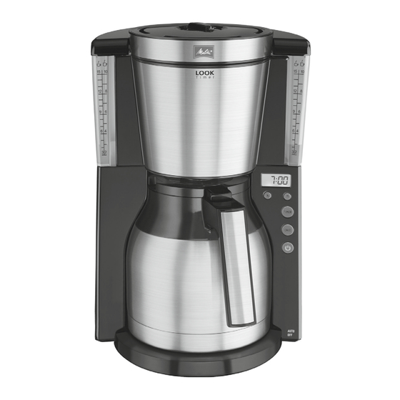 melitta LOOK THERM Instruciones De Uso