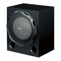 Pioneer S-RS3SW Manual De Instrucciones