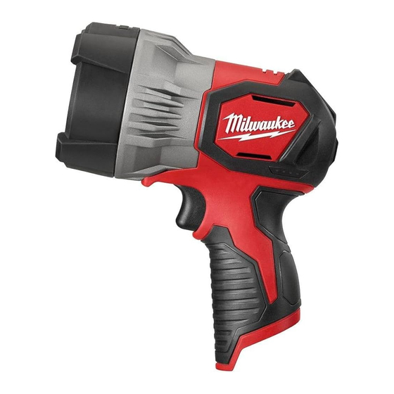 Milwaukee M12 Spot Light Manual De Instrucciones