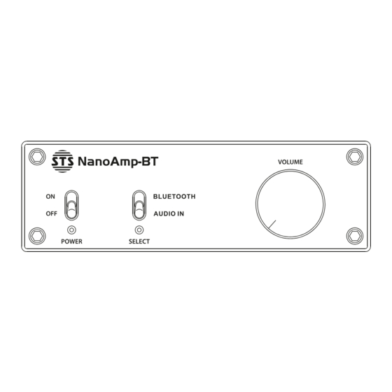 STS NanoAmp-BT Manual De Usuario