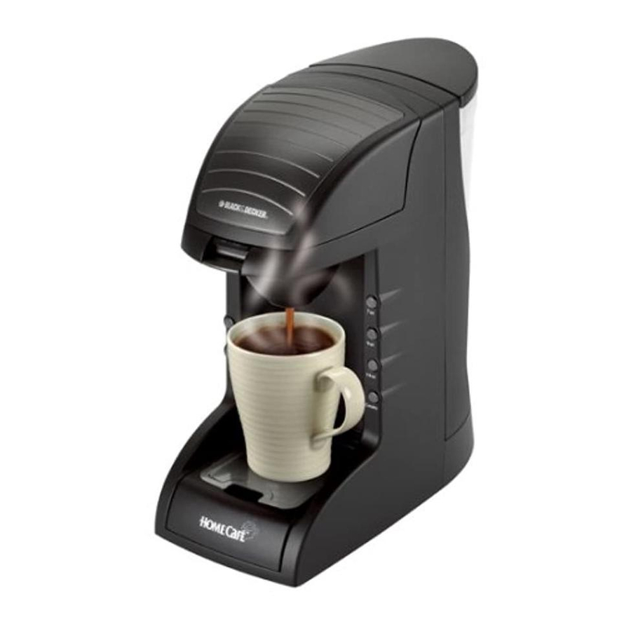Black and Decker Home Cafe GT300 Serie Manual Del Usuario