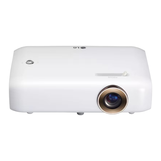 LG CineBeam PH550G Manual Del Usuario