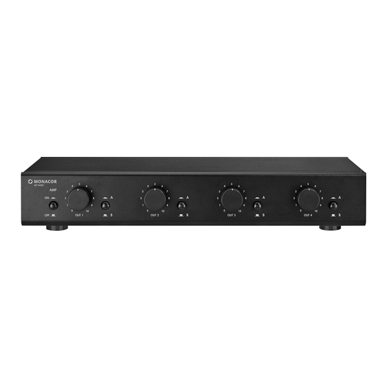 Monacor ATT-442ST Manual De Instrucciones