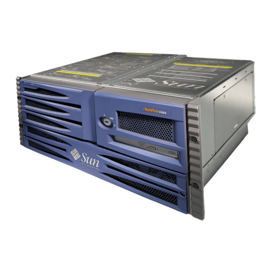 Sun Fire V480 Guía De Instalación Y Montaje
