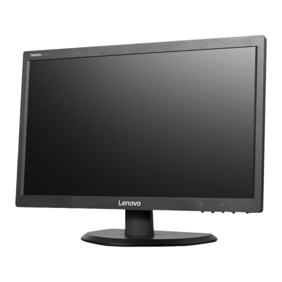Lenovo ThinkVision E2224 Guia Del Usuario