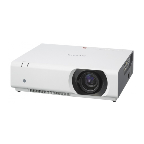 Sony VPL-CX275 Manual De Referencia