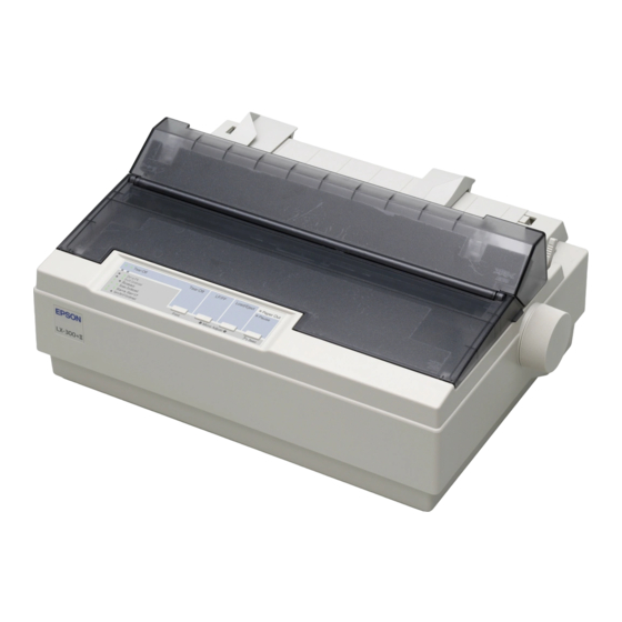 Epson LX-300+II Guía De Referencia