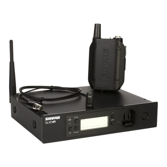 Shure GLXD4R Instrucciones Importantes De Seguridad