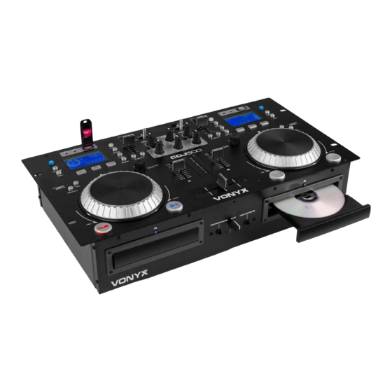 Vonyx CDJ500 Manual De Instrucciones