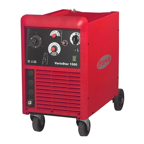 Fronius VarioStar 1500 Manual Del Usuario