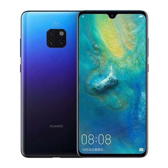 Huawei Mate20 Guia Del Usuario