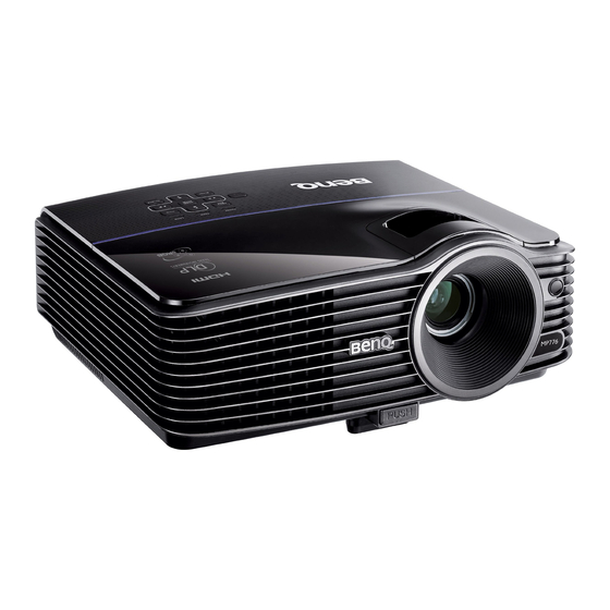 BenQ MP776 Manual Del Usuario