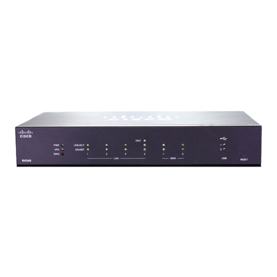 Cisco RV340 Guia De Inicio Rapido