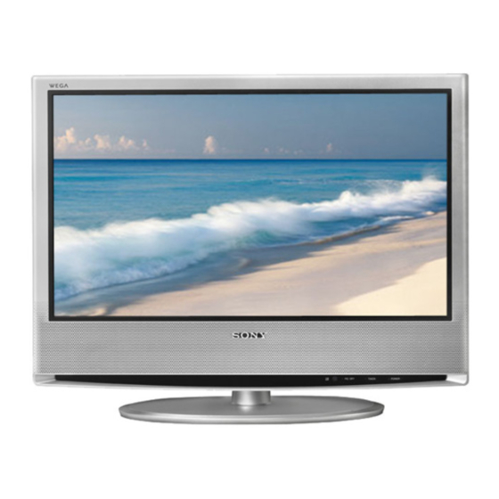 Sony Bravia KLV-S40A10E Manual De Instrucciones