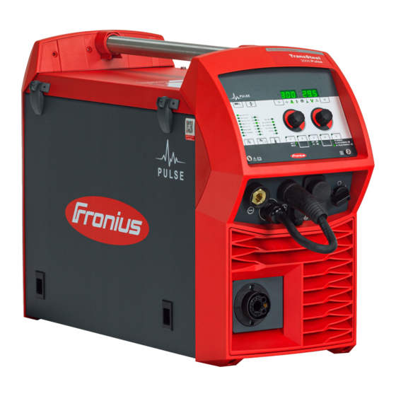 Fronius TransSteel 3000c Pulse Instrucciones De Operación