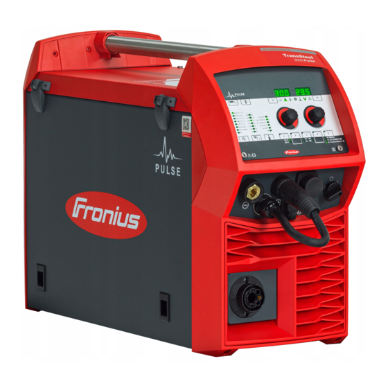 Fronius TRANSSTEEL 3000C PULSE Guía Rápida